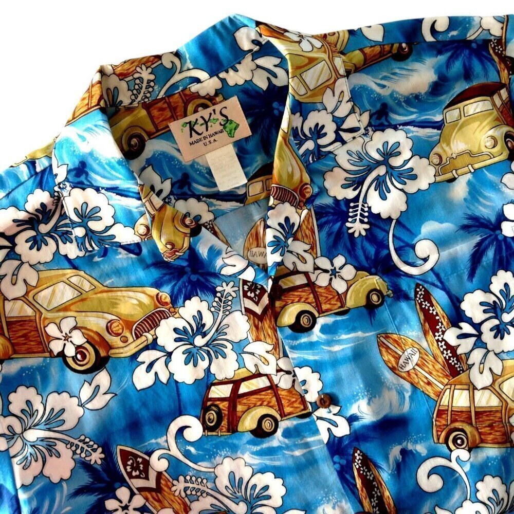 Ky's Hawaiian Aloha Shirt - Picture 2 of 4